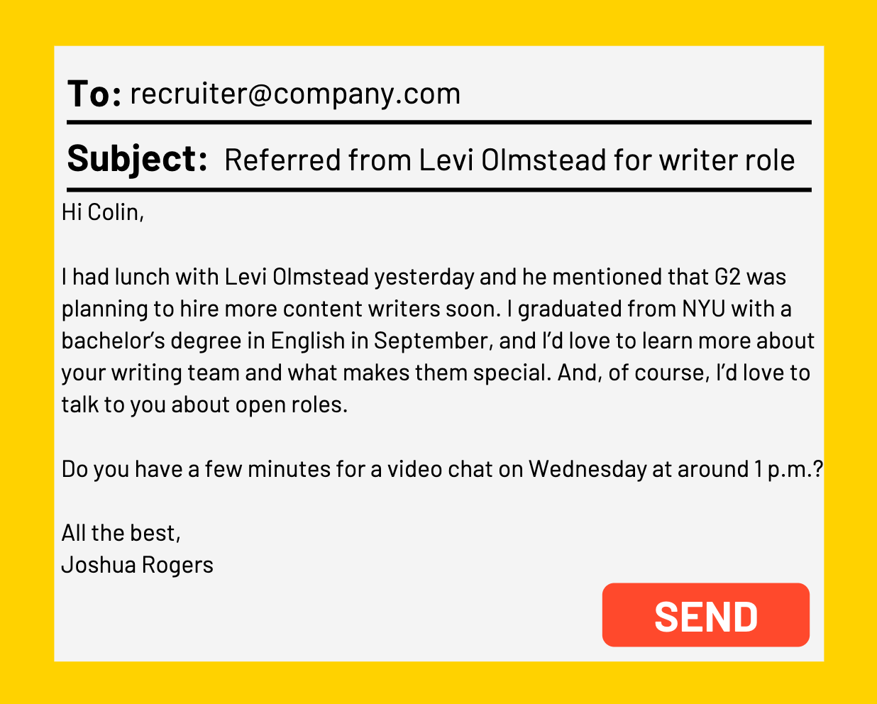5 Clever Tips For Sending Email To A Recruiter Examples 5 Clever Tips For Sending Email To A Recruiter Examples